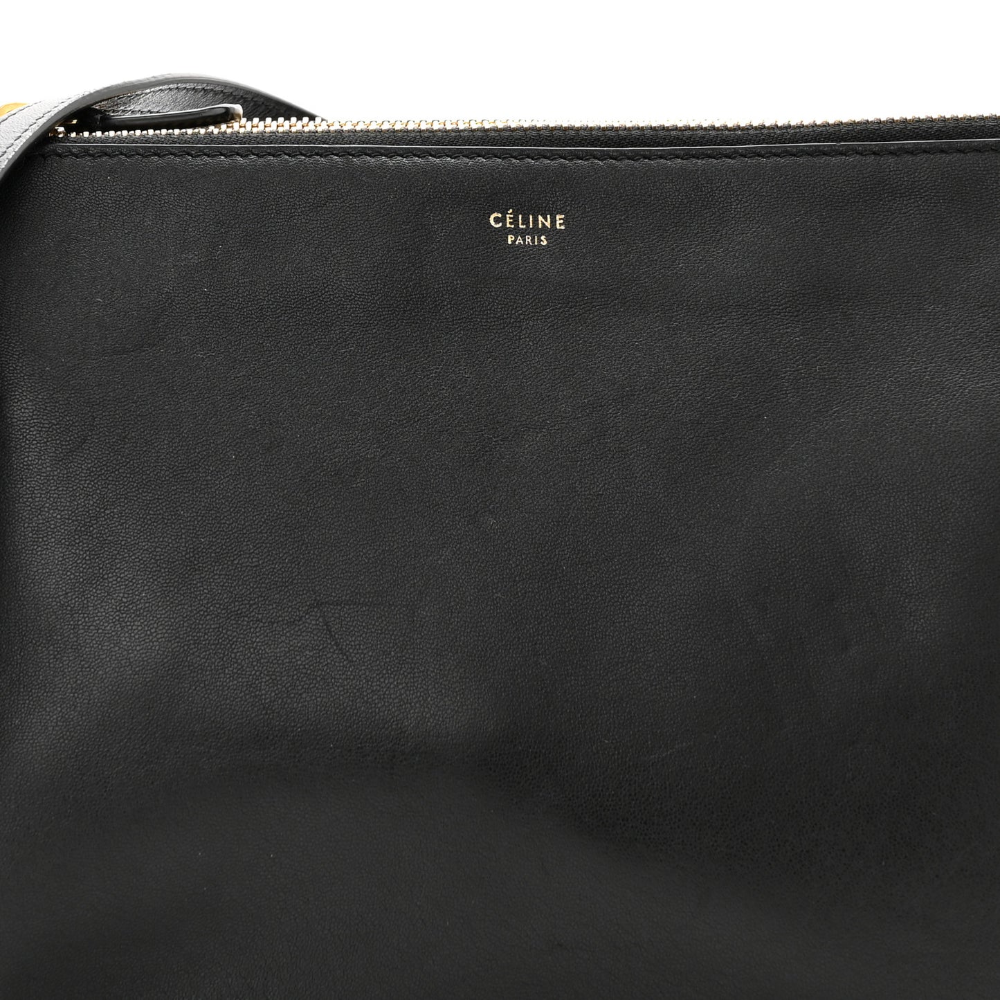 Lambskin Large Trio Crossbody Bag Black