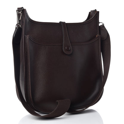 Hermes Epsom Evelyne II PM Chocolate 3 of 10