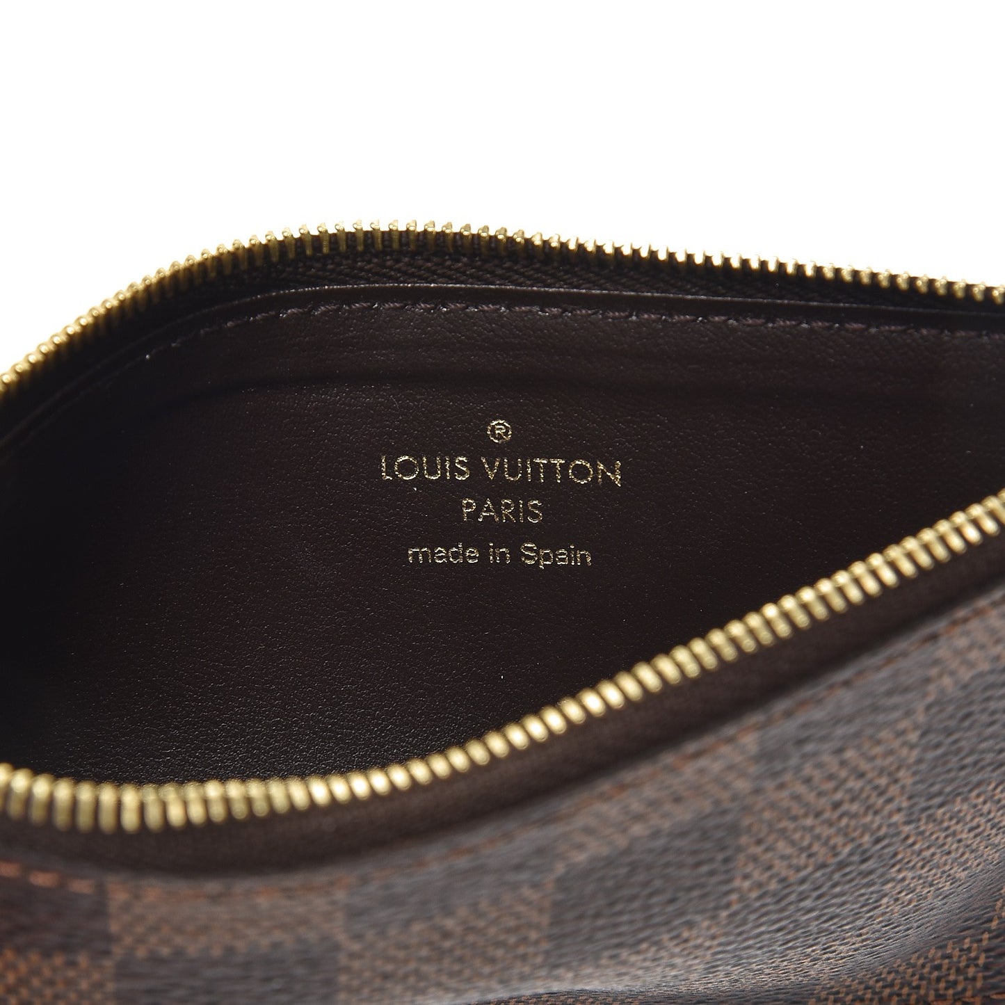 Damier Ebene Josephine Wallet Zippered Insert
