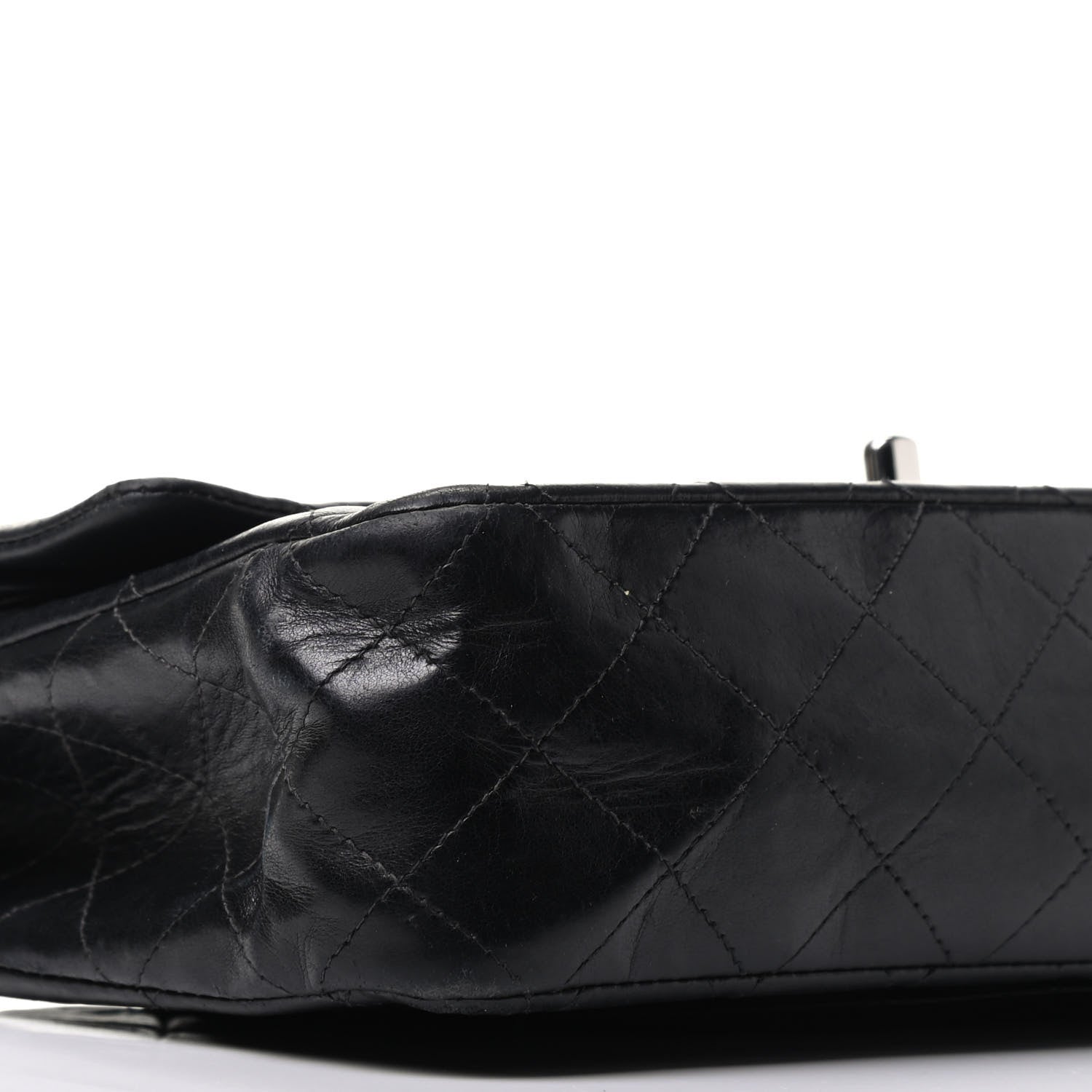 Chanel Lambskin Quilted Medium Double Flap Black 9 of 12