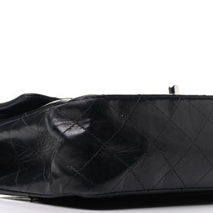 Chanel Lambskin Quilted Medium Double Flap Black 9 of 12