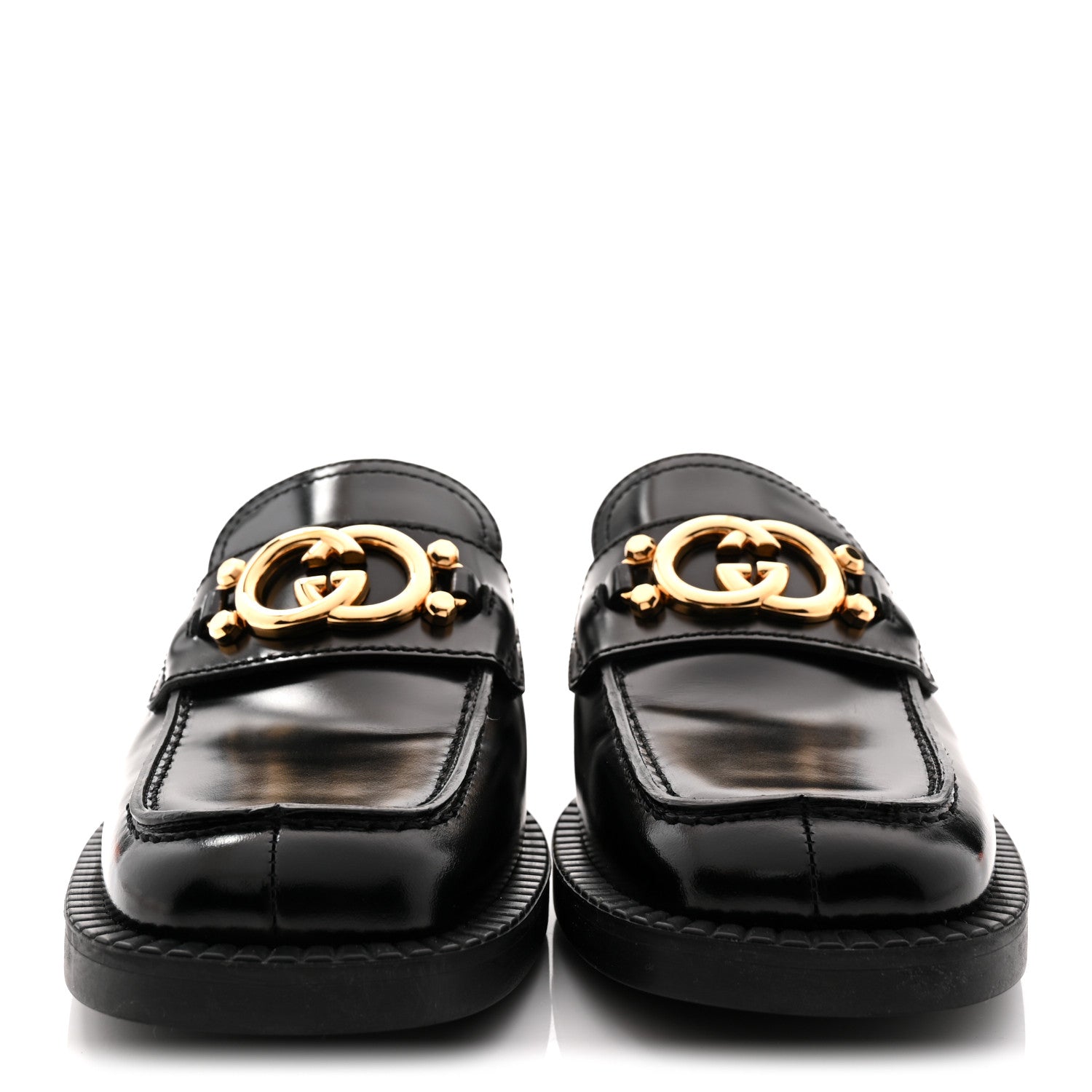 Gucci Spice Lux Womens Interlocking G Slippers 40 Black 2 of 10