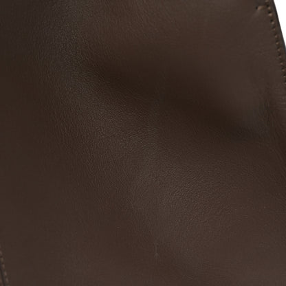 Fendi Vitello Seta Glazed Fabric FF 1974 Large Peekaboo X-Lite Maya Mogano Panna 15 of 16