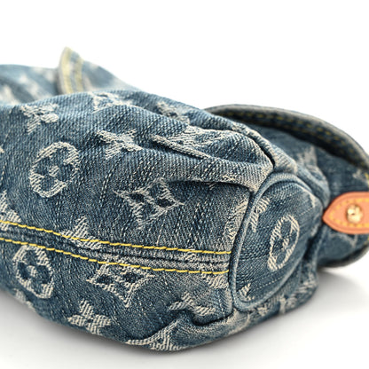 Louis Vuitton Monogram Denim Mini Pleaty Blue 9 of 9