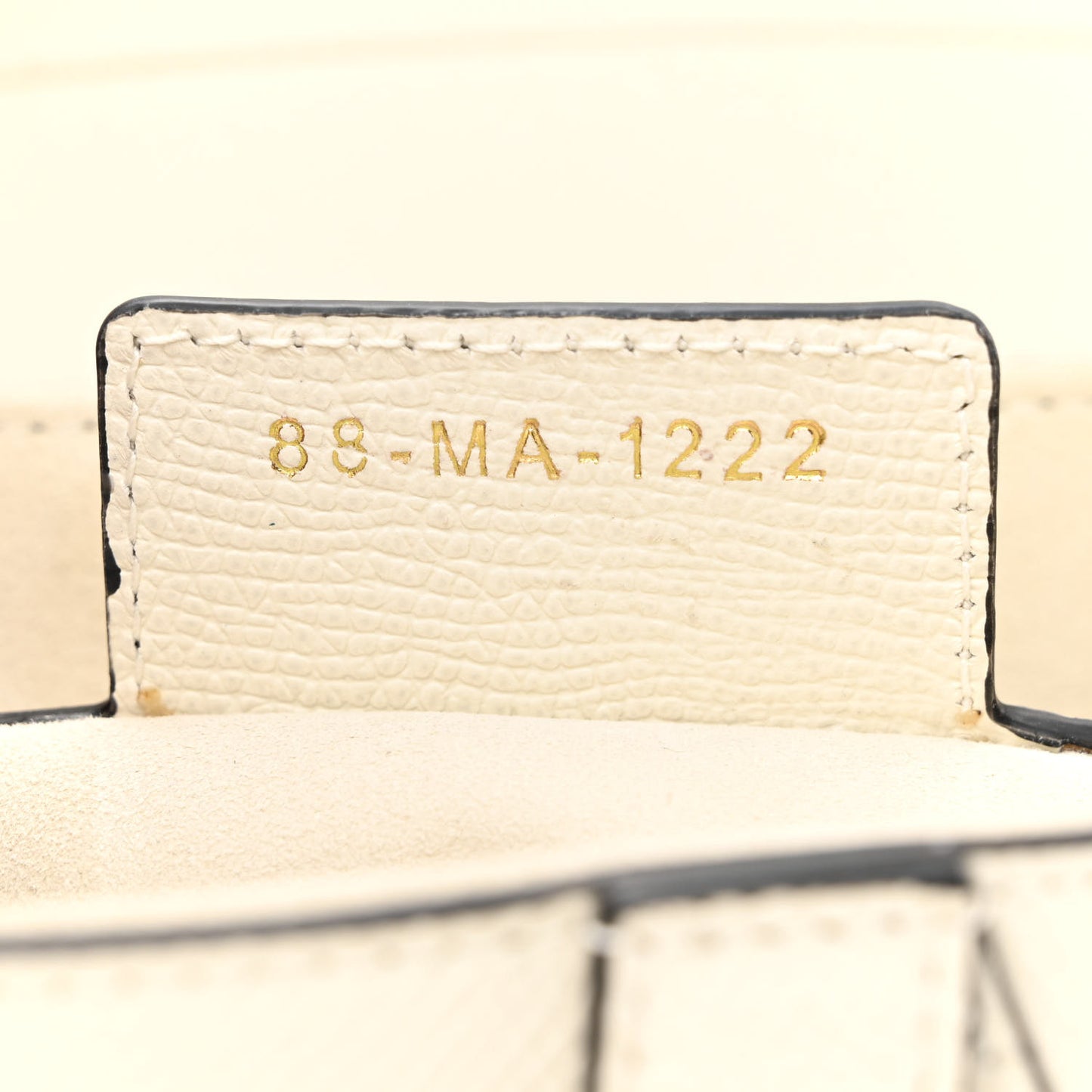 Grained Calfskin Saddle Bag With Strap Latte