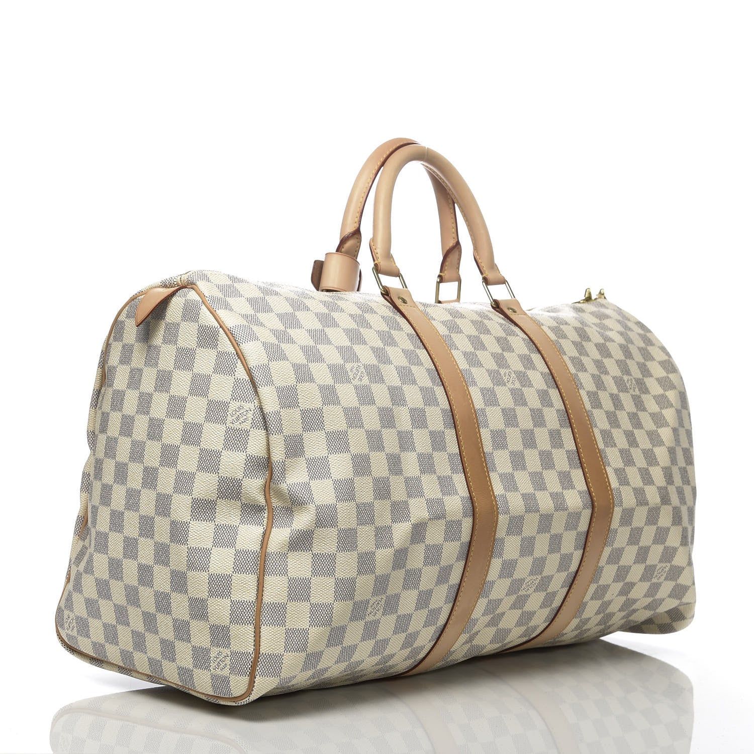 Louis Vuitton Damier Azur Keepall 50 2 of 9