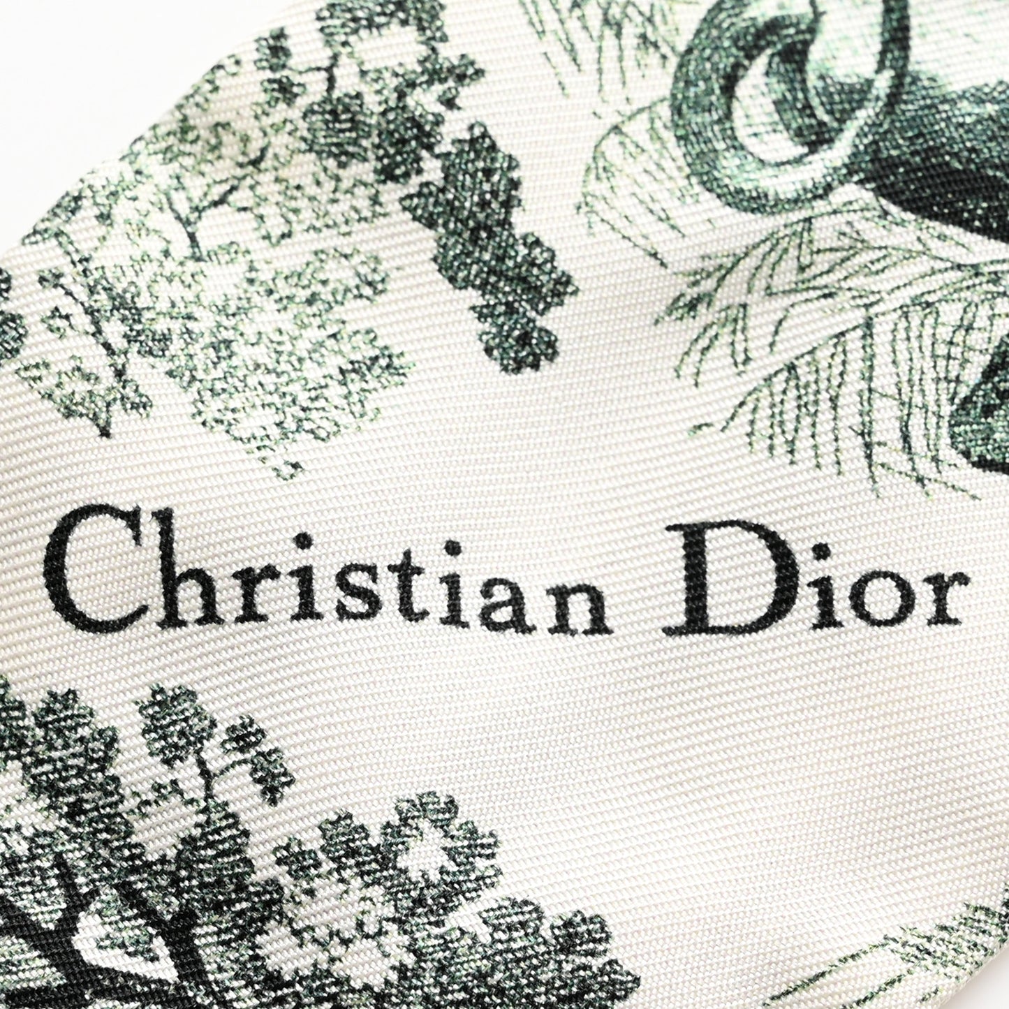Silk Toile De Jouy Mitzah Scarf White