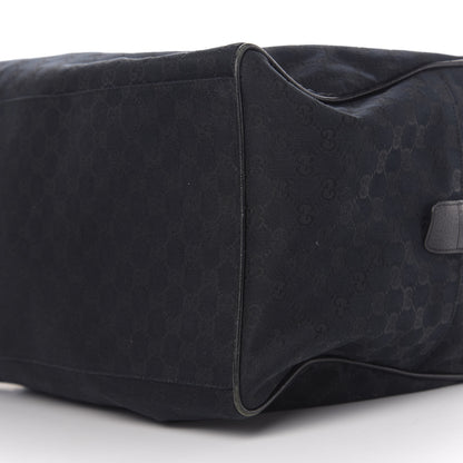 Gucci GG Monogram Web Medium Collapsible Carry On Duffle Black 12 of 13
