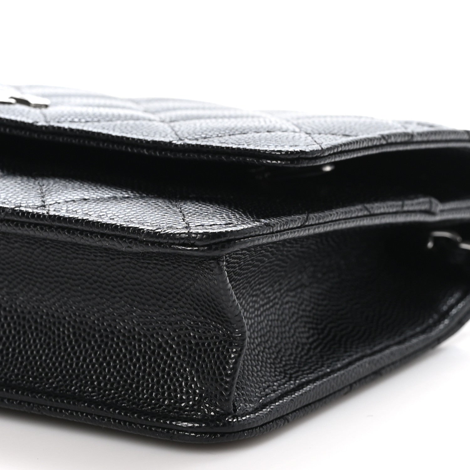 Chanel Caviar Quilted CC Logo Wallet on Chain WOC Black 11 of 11