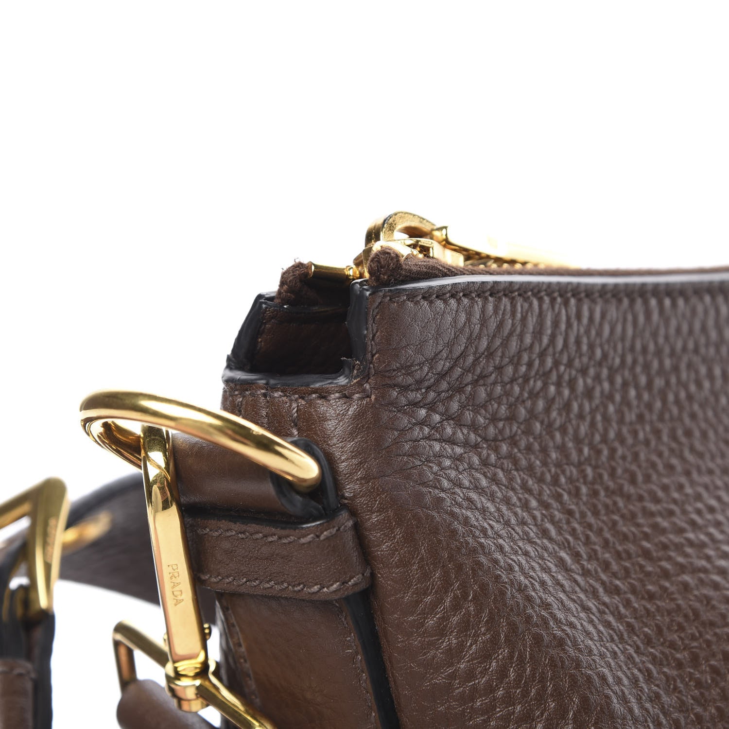 Prada Vitello Daino Hobo Bruciato 12 of 12
