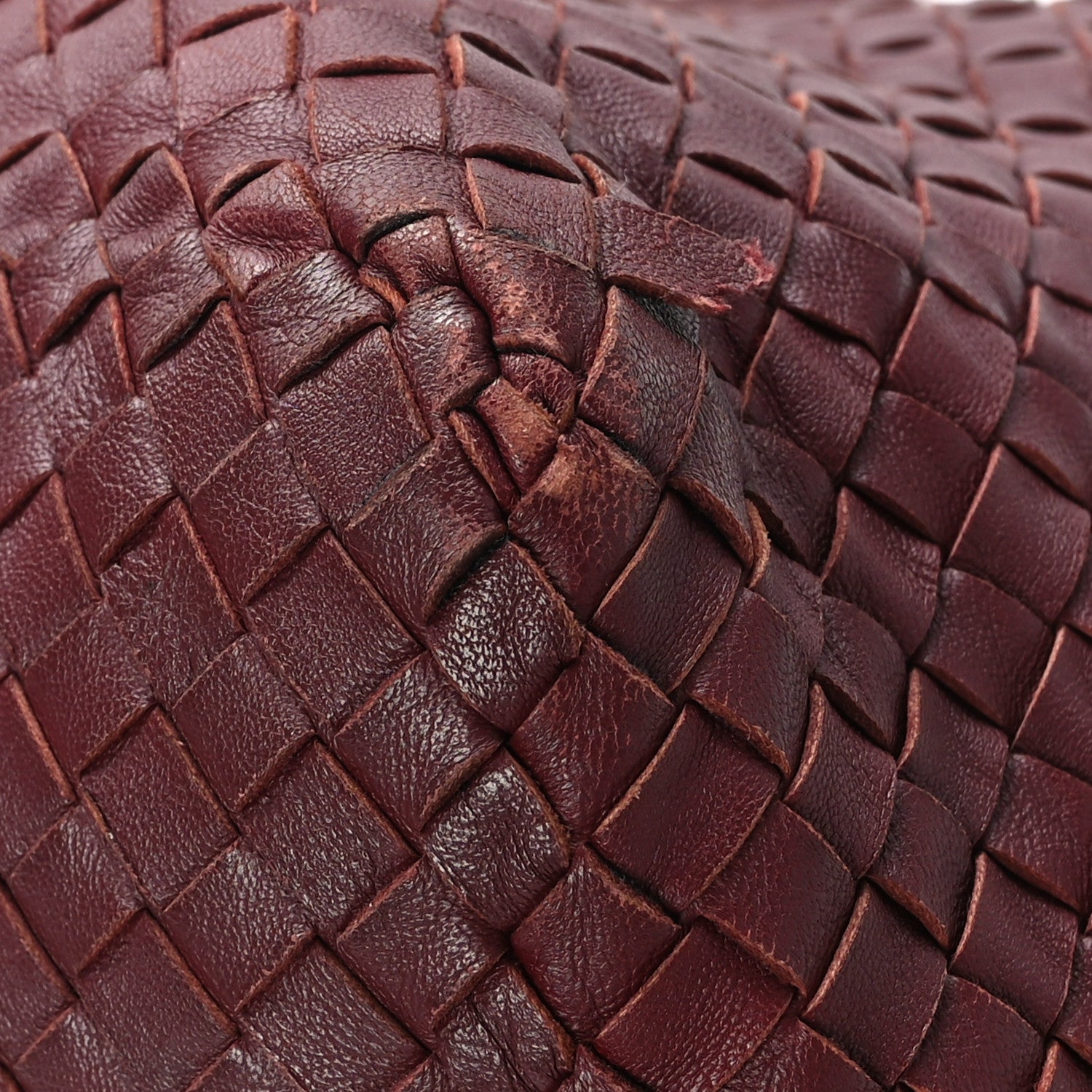 Bottega Veneta Nappa Intrecciato Large Seamless Tote Burgundy 9 of 12