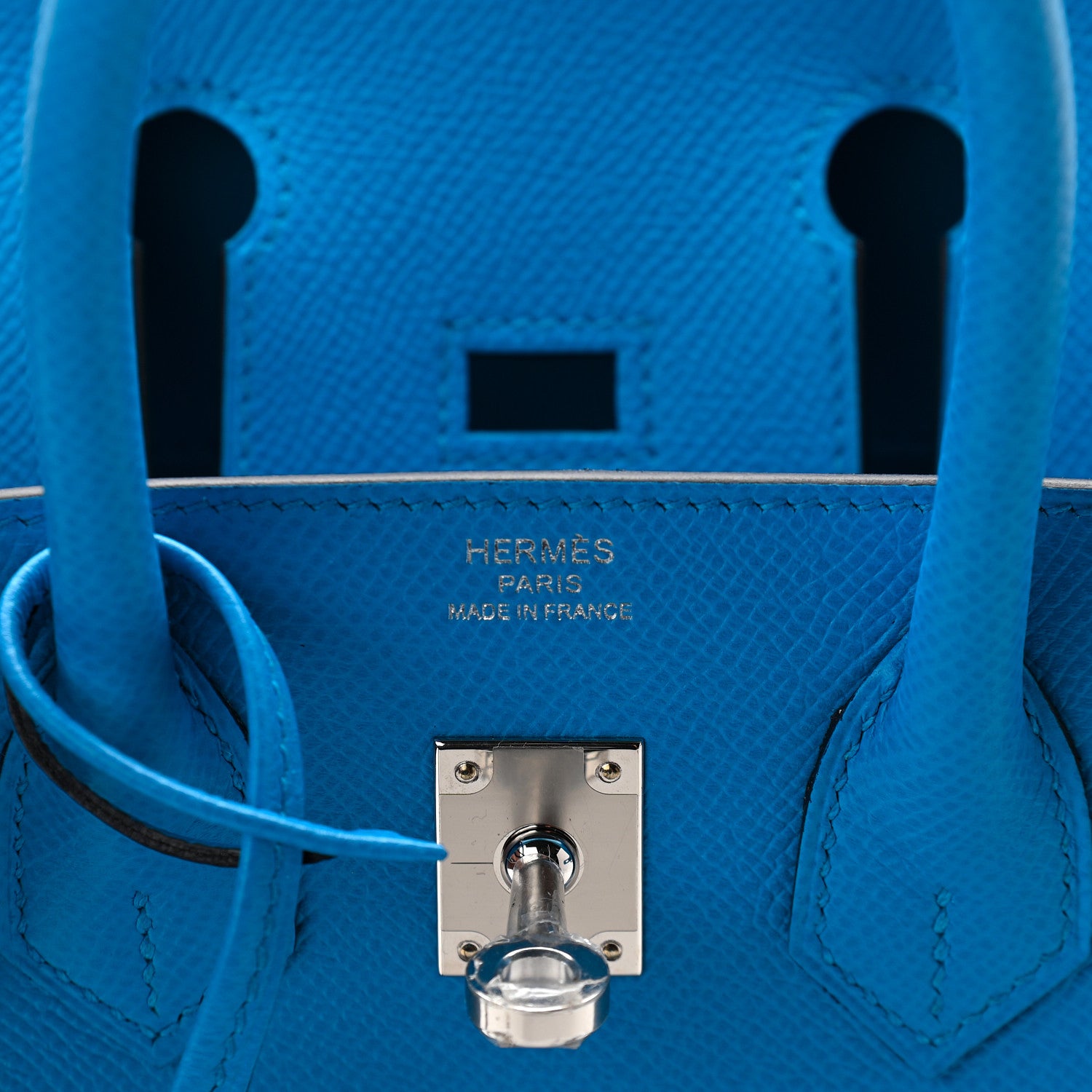 Hermes Epsom Birkin Sellier 25 Bleu Frida 6 of 12