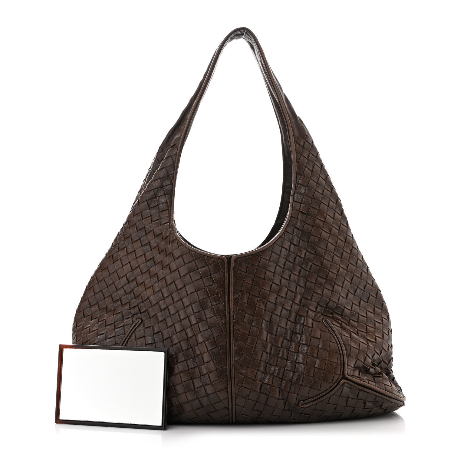 Bottega Veneta Nappa Intrecciato Ball Hobo Ebano 3 of 10