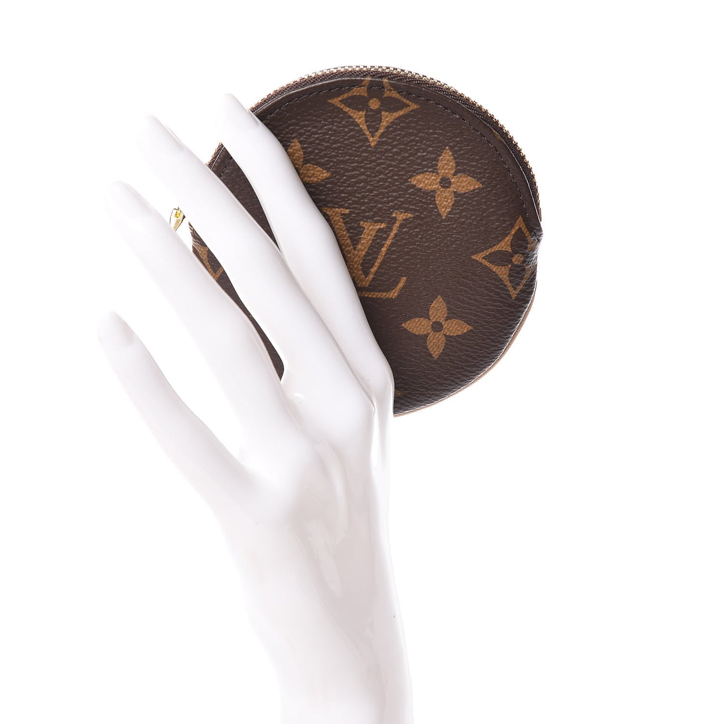 Monogram Round Coin Purse