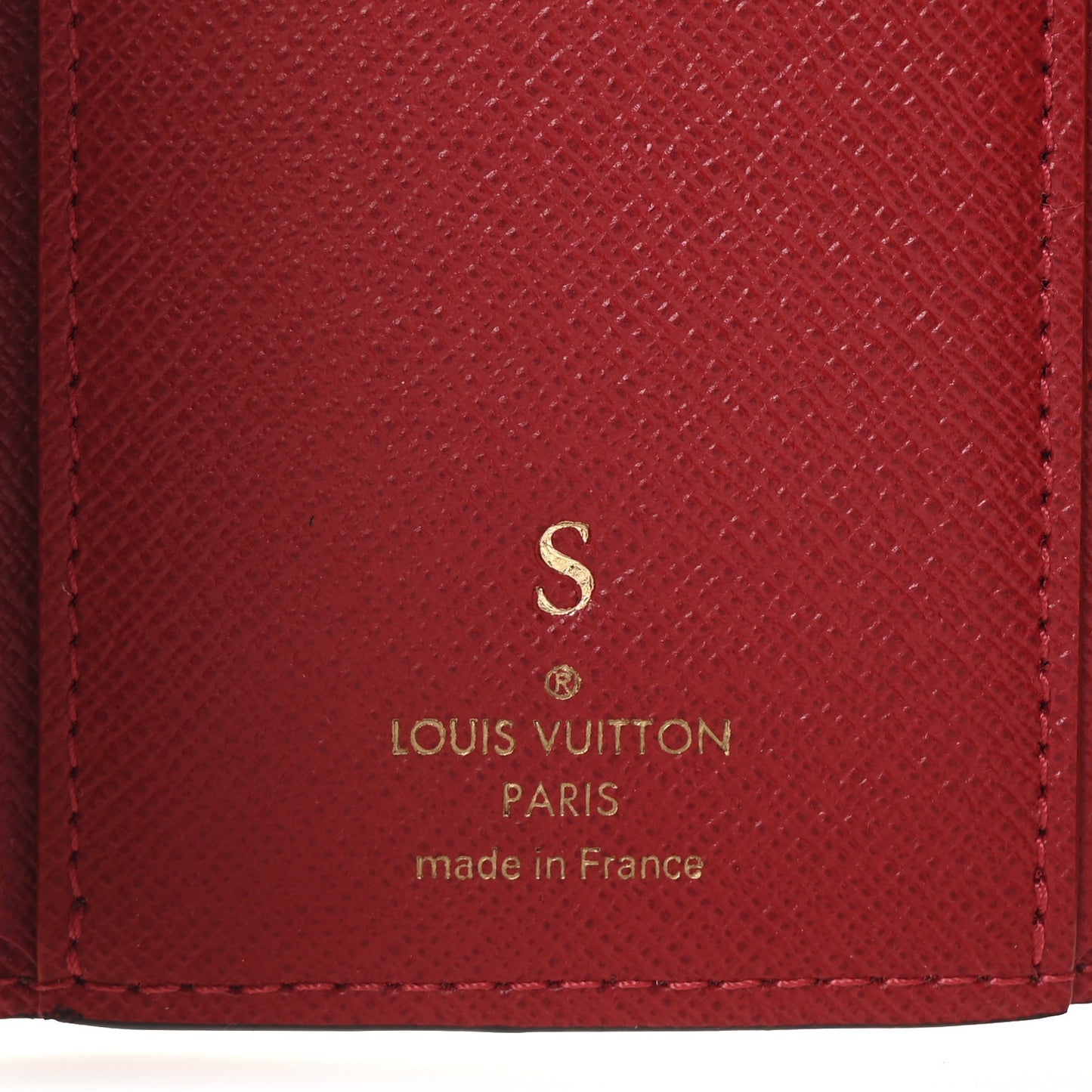 Damier Ebene Victorine Wallet Red
