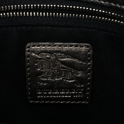 Burberry Shimmer Check Pilgrim Satchel Pewter 6 of 11