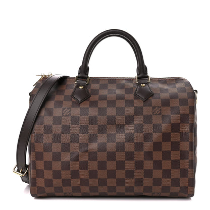 Louis Vuitton Damier Ebene Speedy Bandouliere 30 1 of 13
