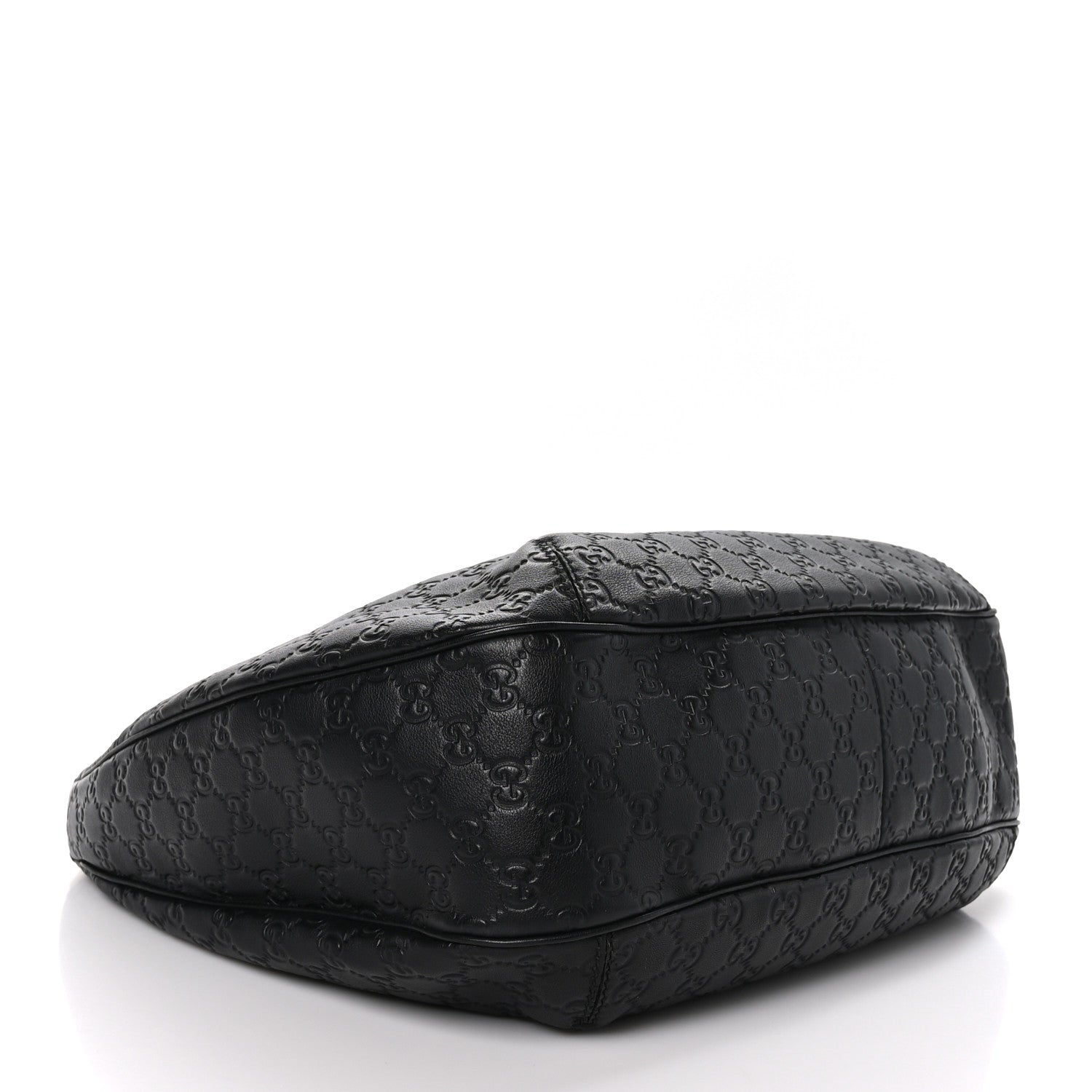 Gucci Guccissima Large New Ladies Web Hobo Black 4 of 12