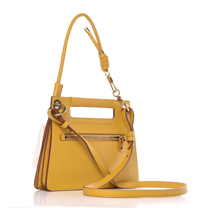 Givenchy Calfskin Small Whip Top Handle Crossbody Yellow Curry 4 of 10