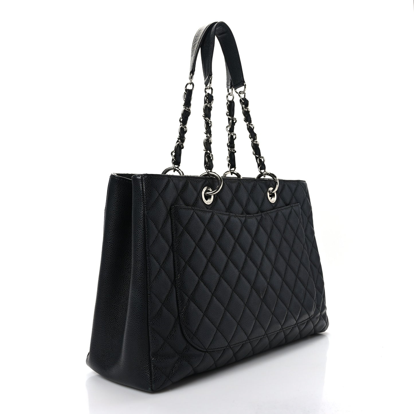 Caviar Quilted XL Grand Shopping Tote GST Black