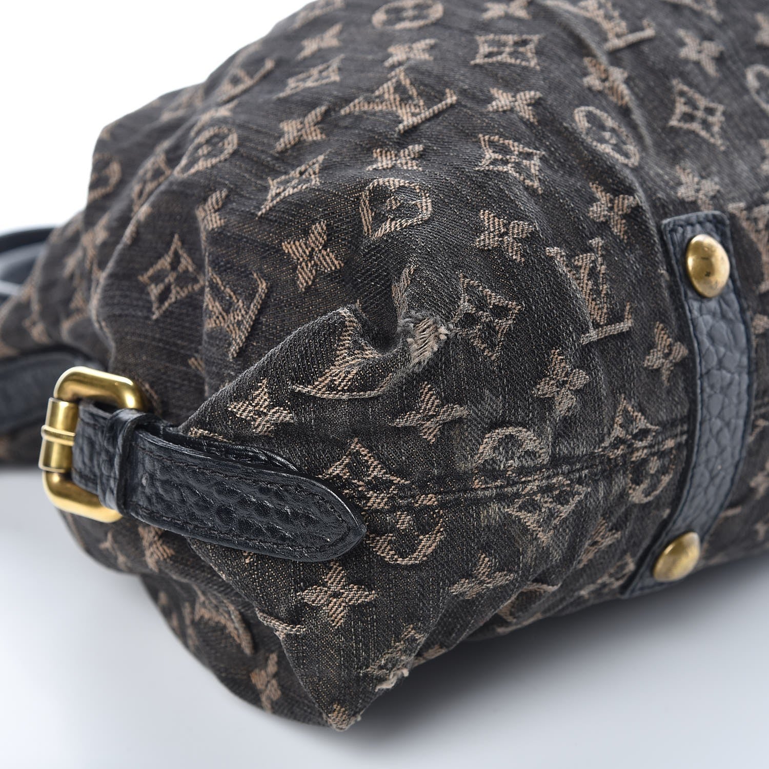 Louis Vuitton Denim Neo Cabby GM Black 11 of 13