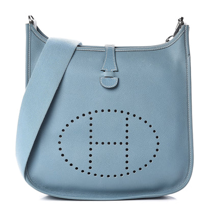 Hermes Epsom Evelyne PM Blue Jean 1 of 10