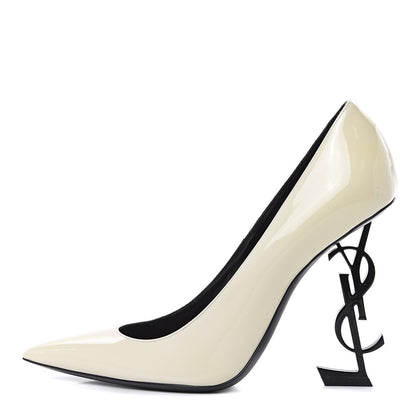 Saint Laurent Patent Opyum 85 Pumps 39.5 Neutro 1 of 8