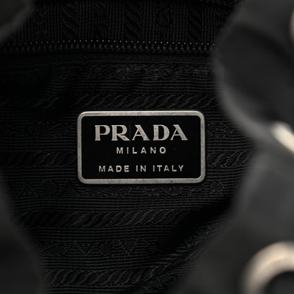Prada Nylon Vela Double Buckle Backpack Black 6 of 11