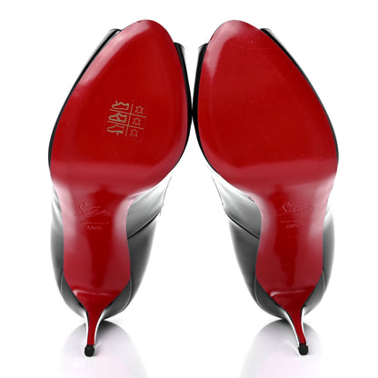 Christian Louboutin Patent New Very Prive 120 Pumps 40.5 Black Red 5 of 8