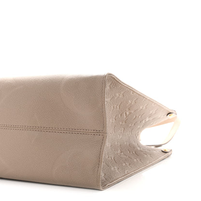 Louis Vuitton Empreinte Monogram Giant Onthego MM Tourterelle 9 of 9