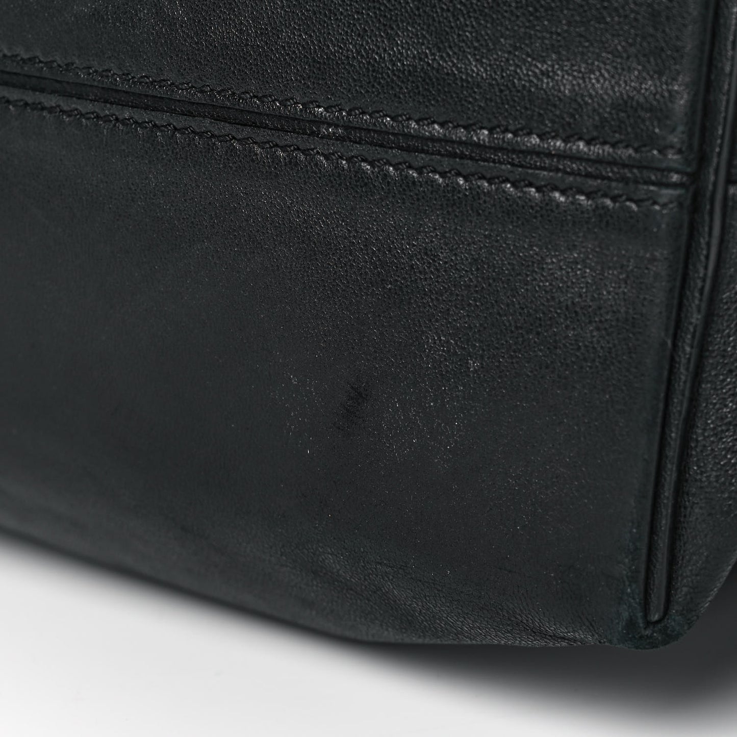 Calfskin Small Flamenco Knot Bag Black