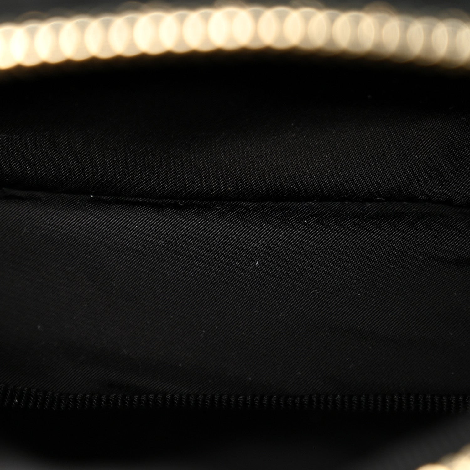 Chanel Velvet Effect Nylon Shiny Crumpled Calfskin Mini Quilted Chanel 25 Clutch With Chain Black 6 of 11