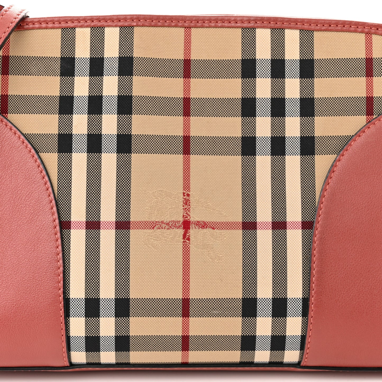 Horseferry Check Small Chichester Crossbody Clutch Bag Parade Red