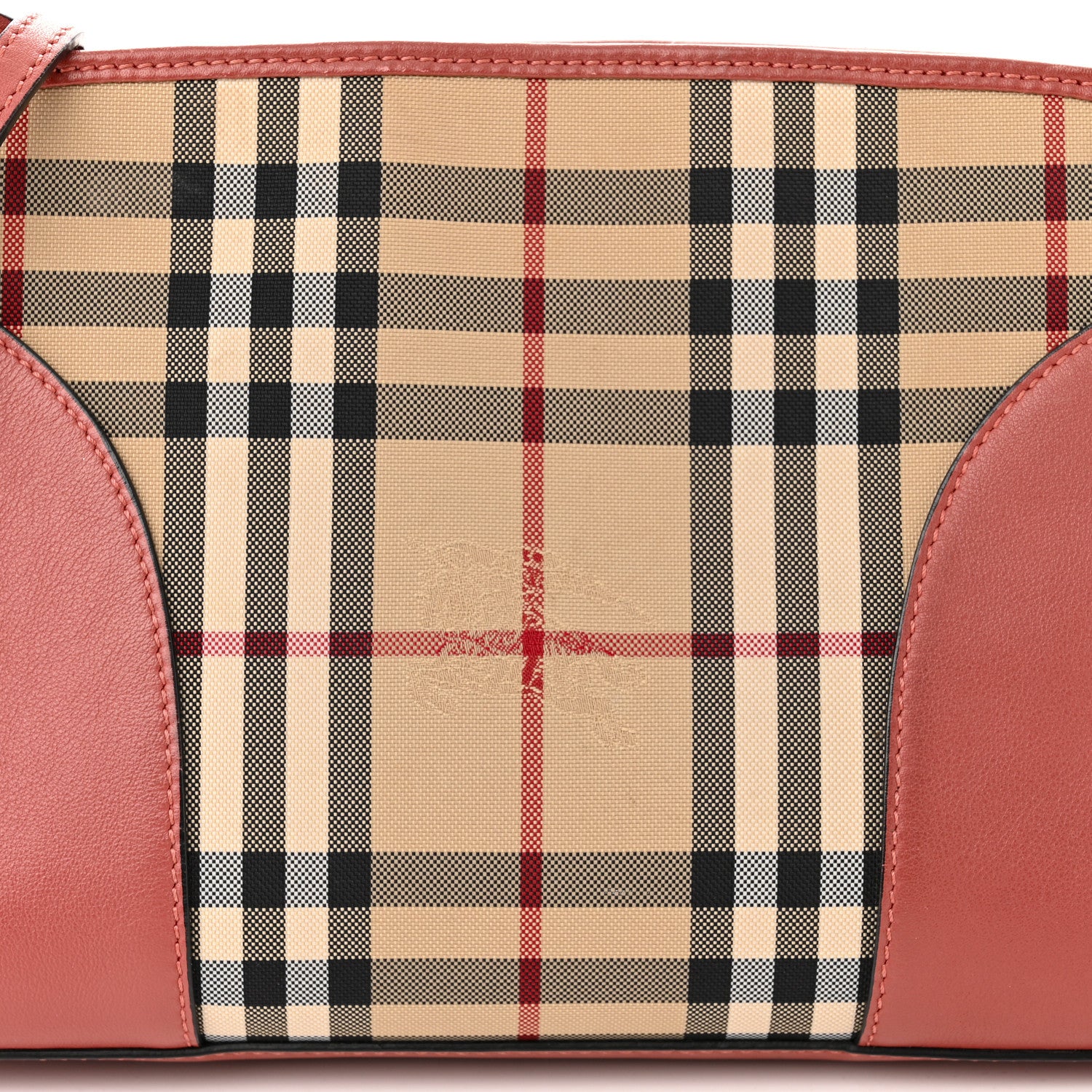 Burberry Horseferry Check Small Chichester Crossbody Clutch Bag Parade Red 7 of 16