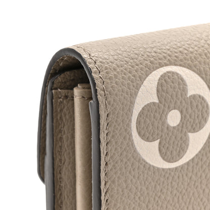 Louis Vuitton Empreinte Monogram Giant Sarah Wallet Tourterelle Creme 8 of 9