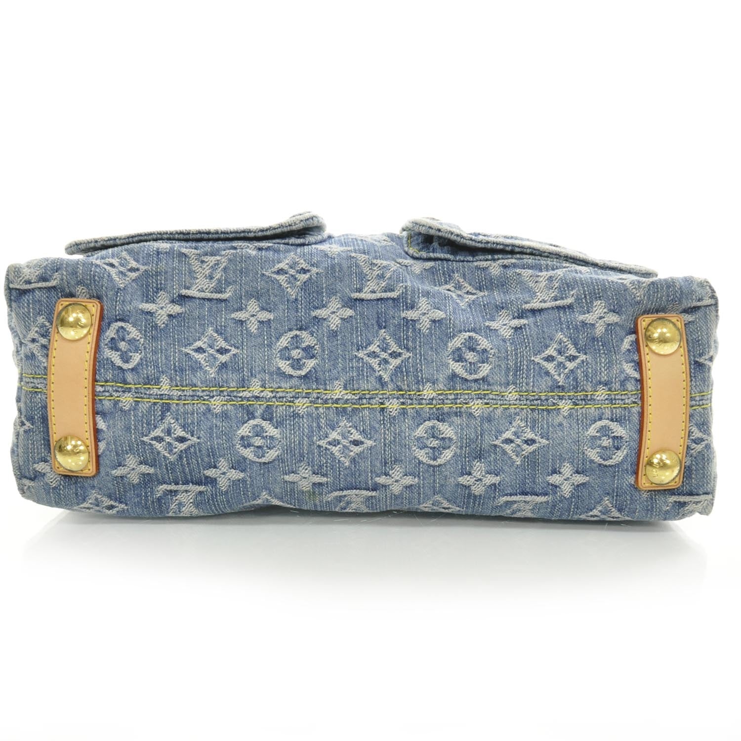 Louis Vuitton Monogram Denim Baggy PM Blue 4 of 9