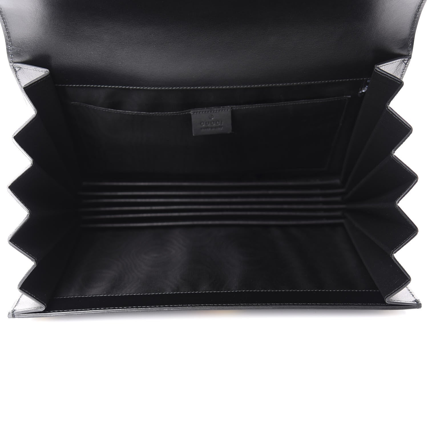 Gucci Calfskin Star Portfolio Bag Black 7 of 11