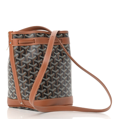 Goyard Goyardine Petit Flot Bucket Bag PM Black Gold 3 of 8
