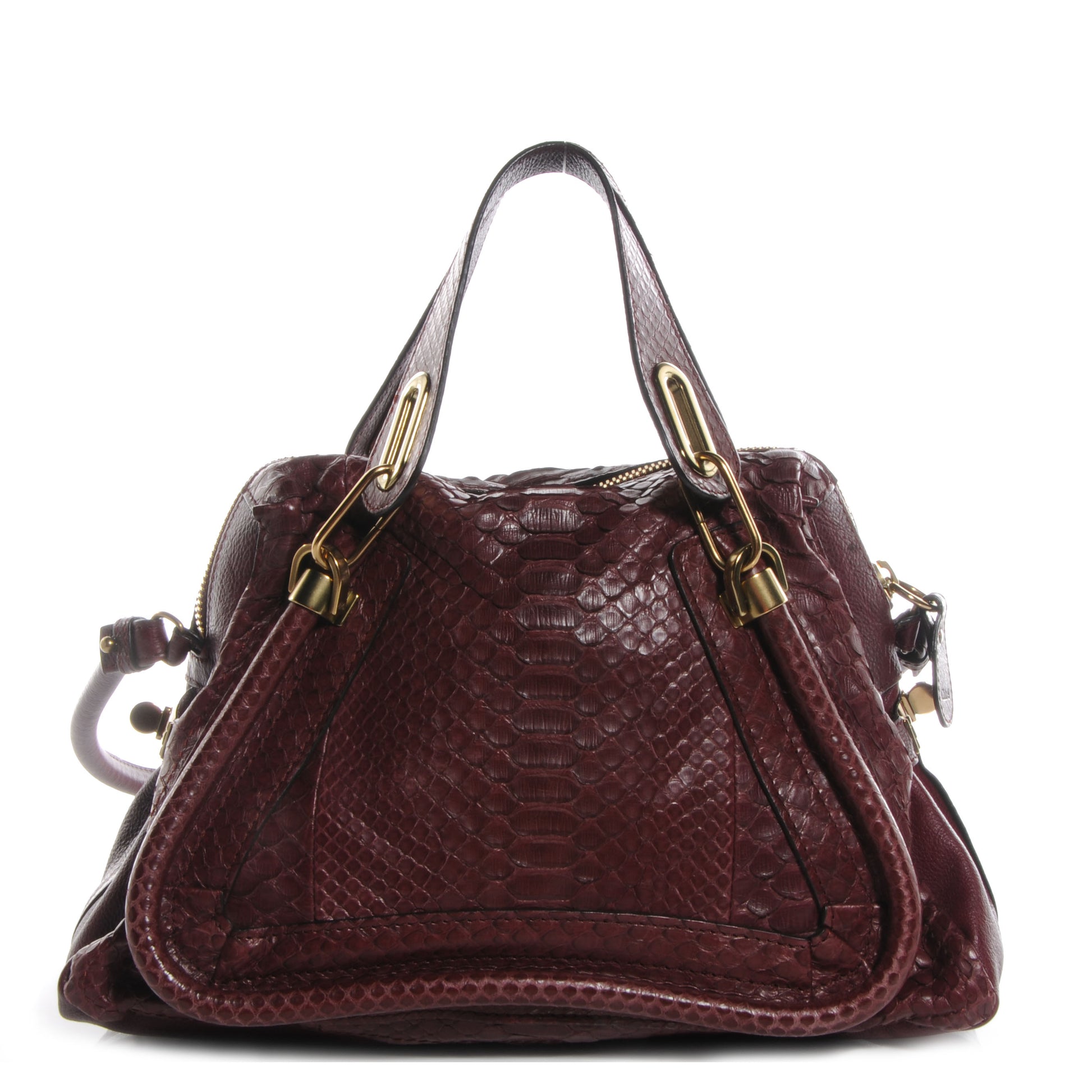 Chloe Python Medium Paraty Plum Purple 1 of 9
