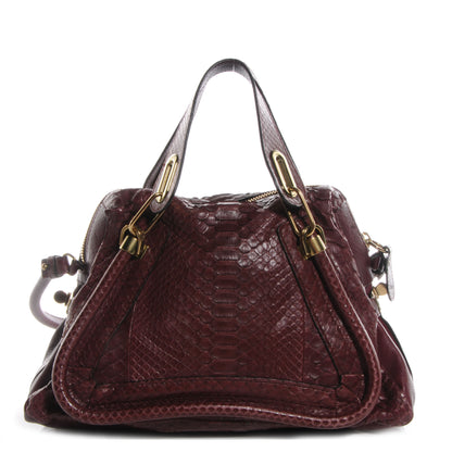 Chloe Python Medium Paraty Plum Purple 1 of 9