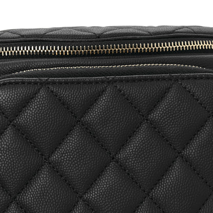 Chanel Caviar Quilted Business Affinity Waist Belt Bag Navy 8 of 10
