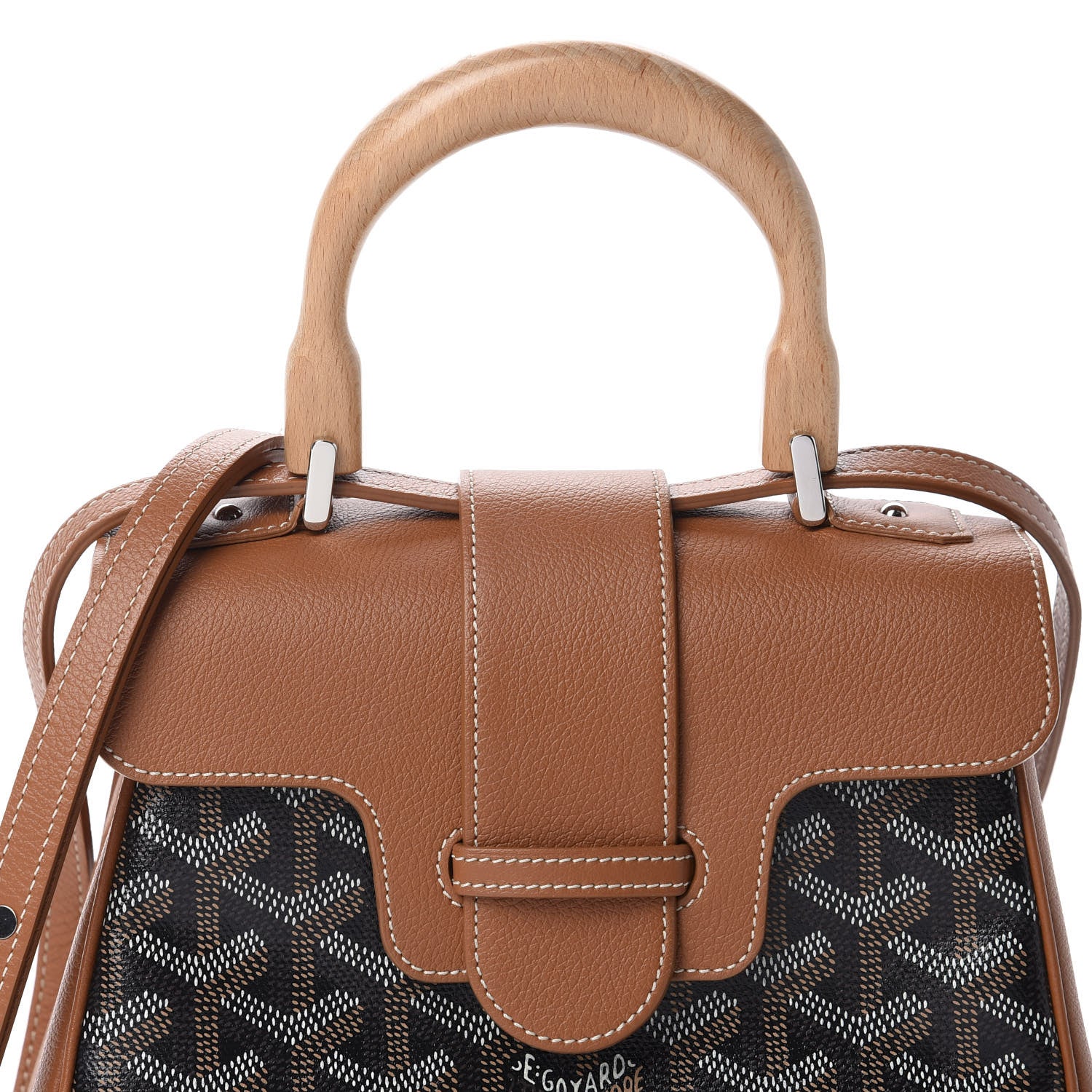 Goyard Goyardine Mini Saigon Black Gold 9 of 10