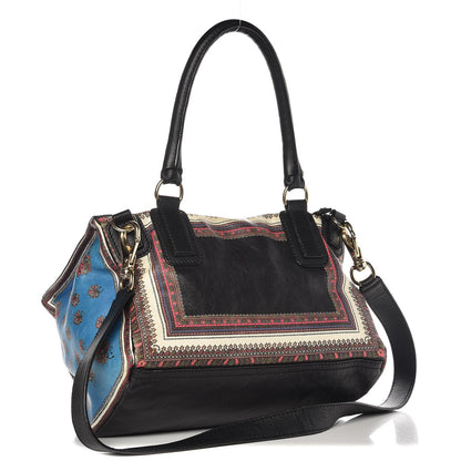 Givenchy Lambskin Paisley Print Medium Pandora Brown Multicolor 4 of 17