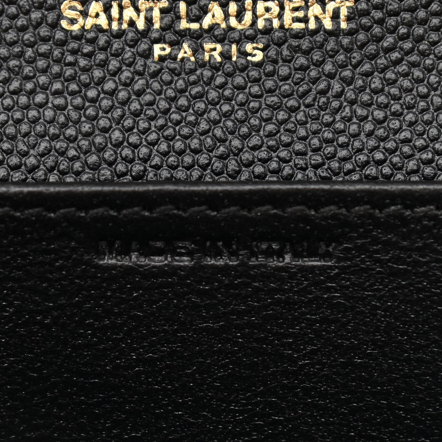 Grain De Poudre Uptown Chain Wallet Black