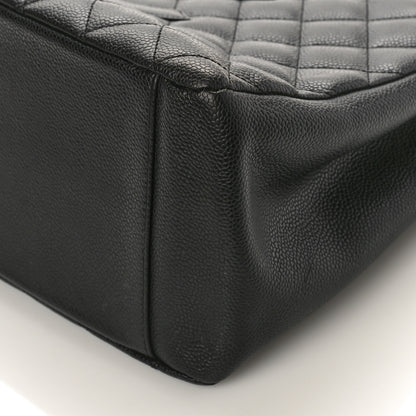Chanel Caviar Quilted Grand Shopping Tote GST Black 9 of 13