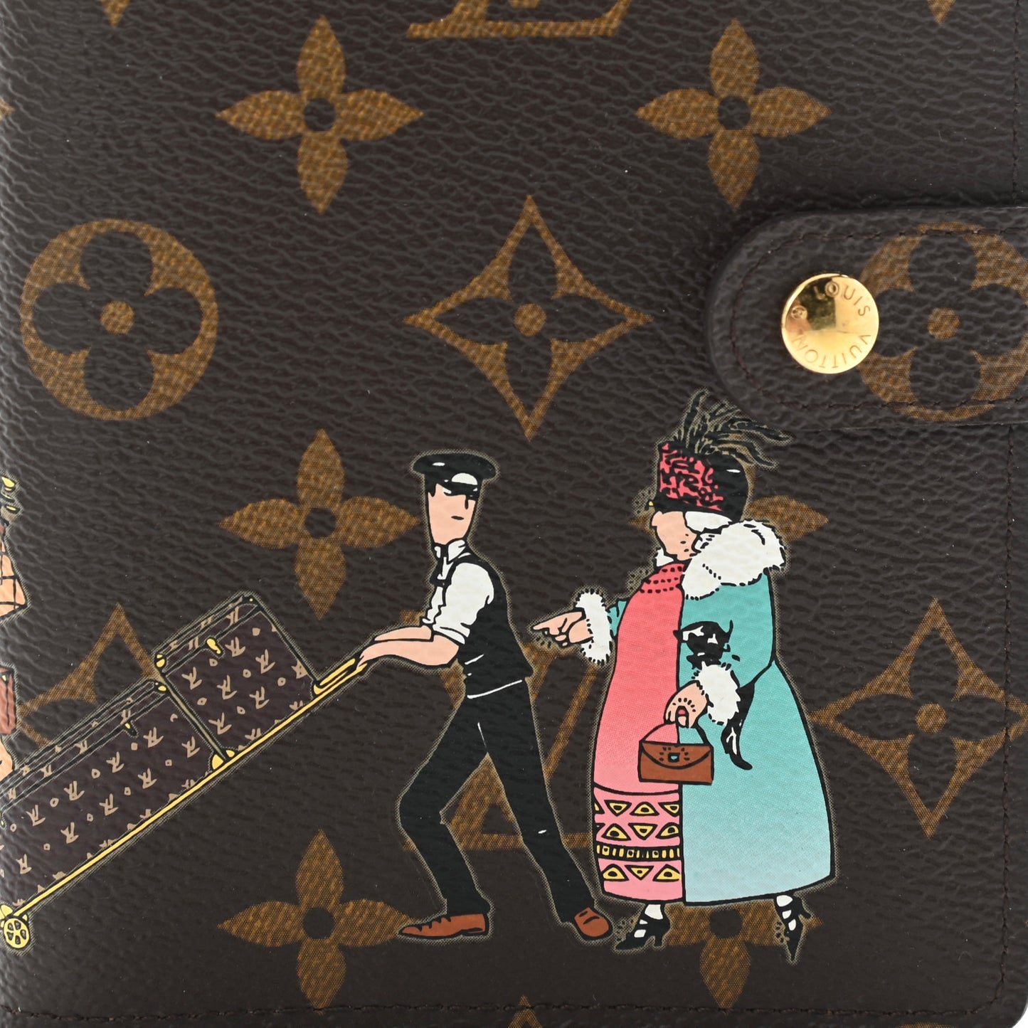 Monogram Illustre Small Ring Agenda Rose