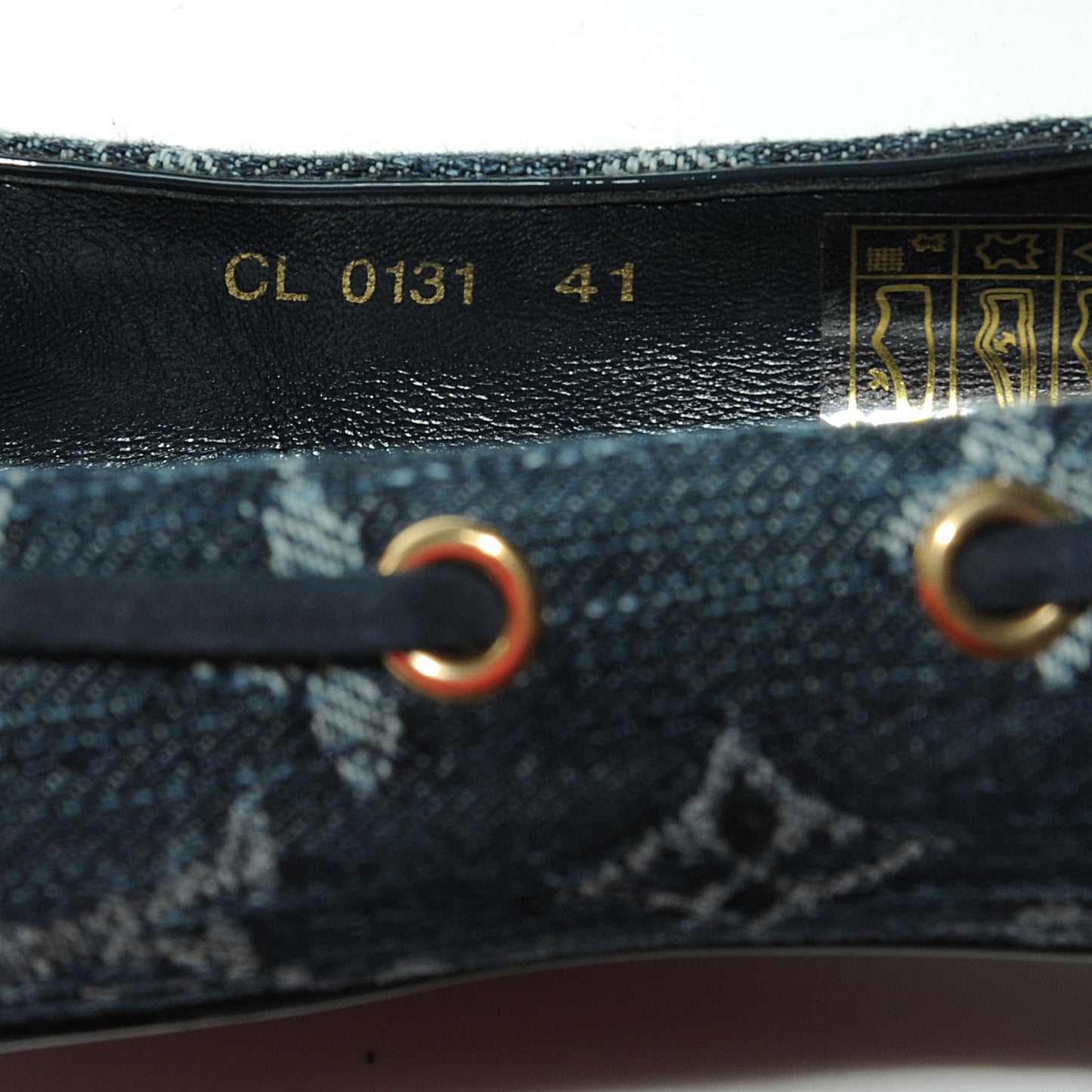 Monogram Denim Oasis Ballerina Flats