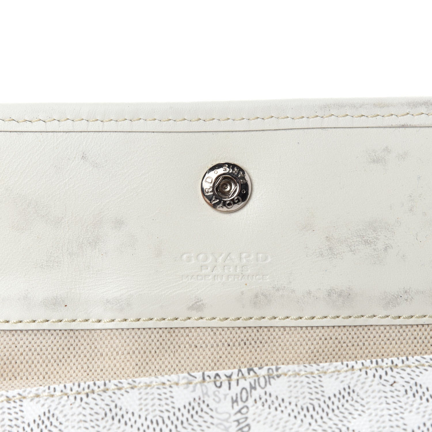 Goyard Goyardine Saint Louis GM White 19 of 21