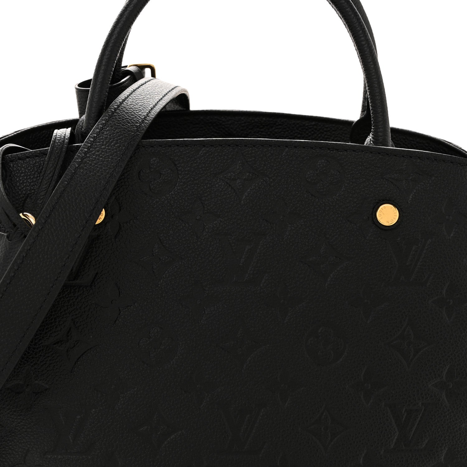 Louis Vuitton Empreinte Montaigne MM Black 9 of 12