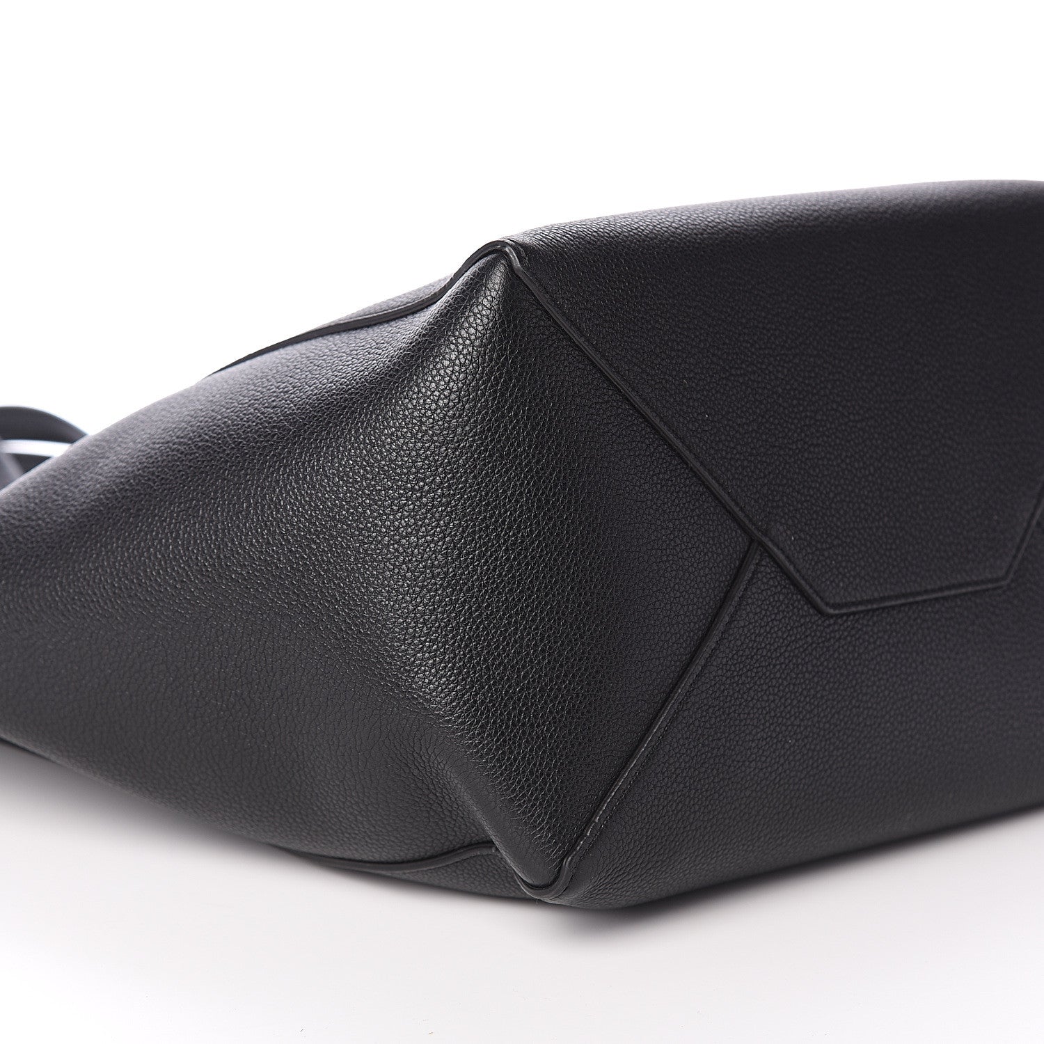 Celine Soft Grained Calfskin Small Belt Cabas Phantom Black 7 of 8